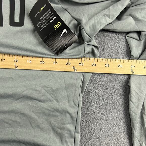 Nike Shirt Mens XL Tall Gray Sacramento Kings Dri-Fit Long Sleeve Team Issued - Picture 9 of 10